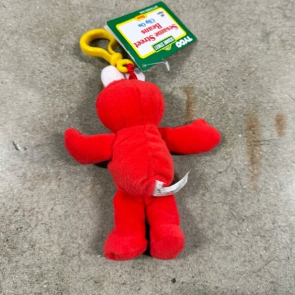 Vtg Elmo Tyco Bean Pal Clip-On Sesame Street 1997 New Old Stock w/ Tag - Picture 2 of 2